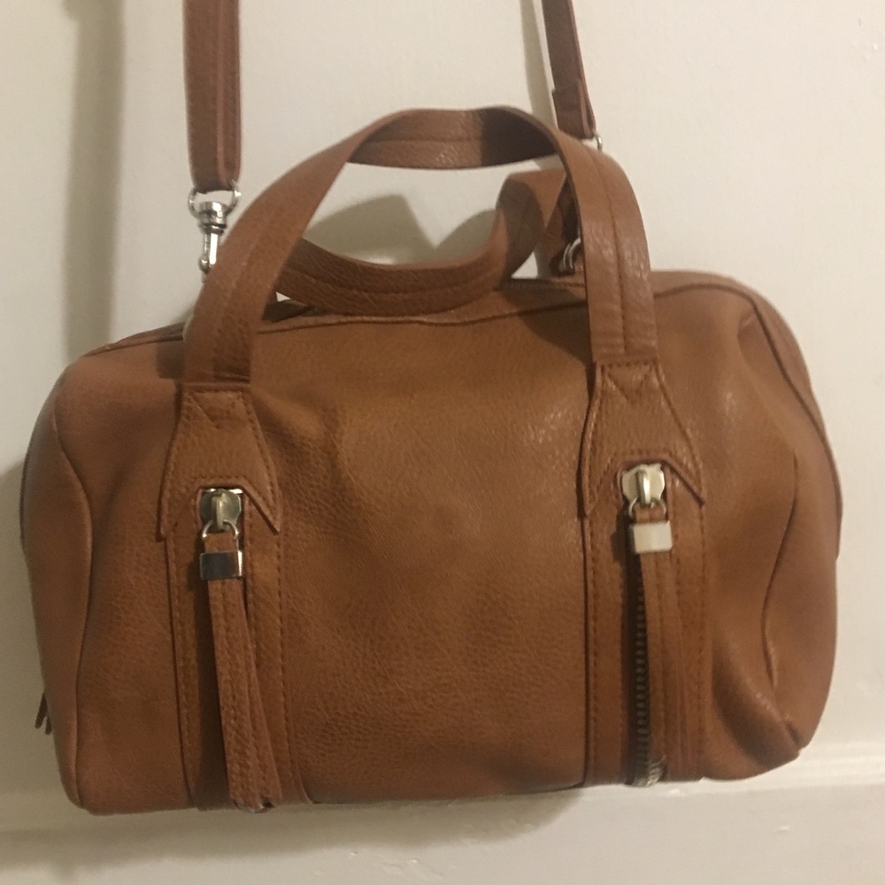 Cognac Brown Crossbody Purse